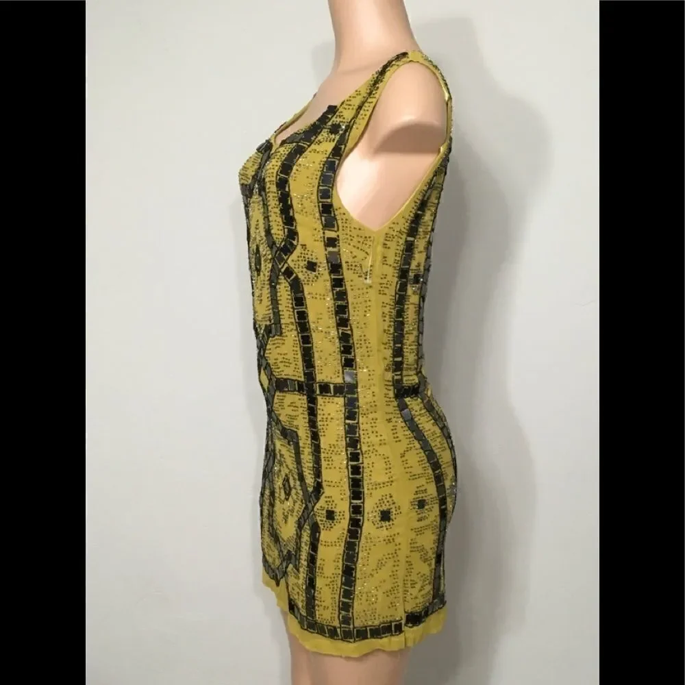 New. Speak Easy Beaded dress. Size O. RUNS SMALL. Retails $249